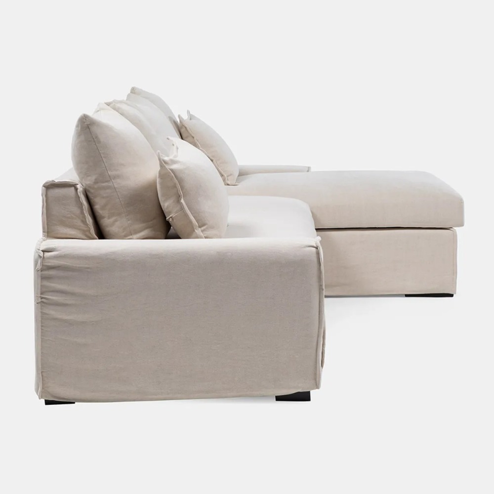 Sofá Seccional Elba Derecho Beige