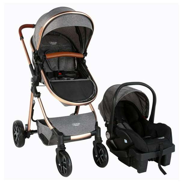 Sistema de Viaje Infanti Sistema de Viaje Infanti Mike De Aluminio Base Para Autoasiento Gris