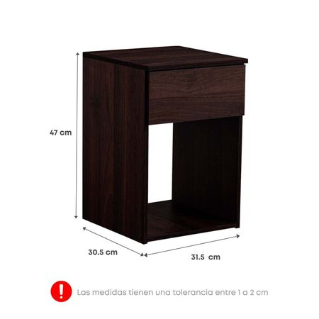 Dormitorio Acqua 2 Plazas + Velador Melamina + Sofá