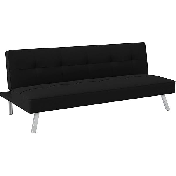 Serta Rane Convertible Sofa Lounger Microfiber Light Grey Full Light Gray Modern
