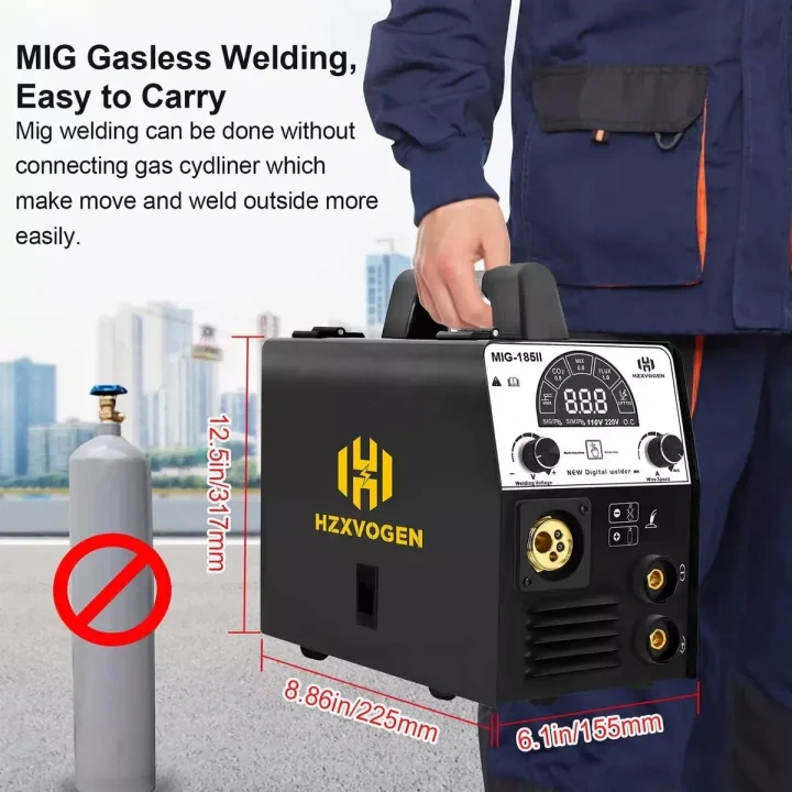 Soldadora 4 En 1 Mig Gas No Gas Tig Mma 110v/220v