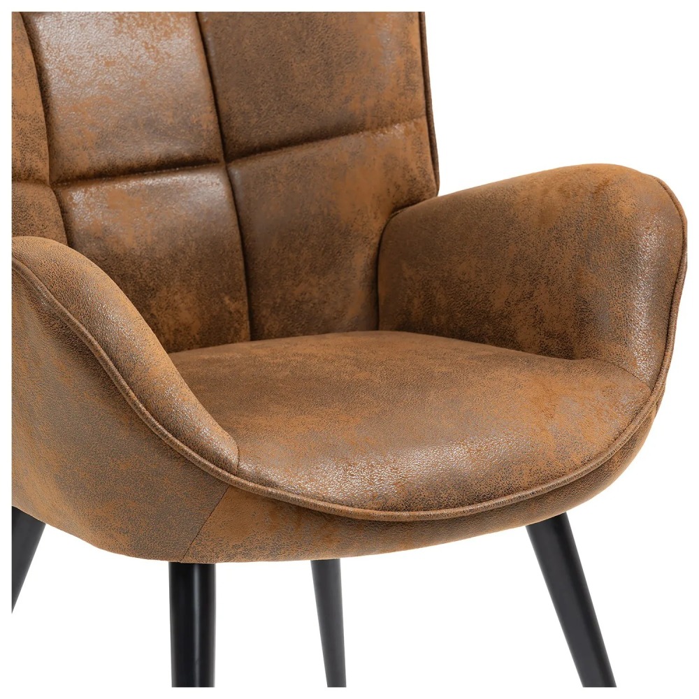 Sitial New Kas Acolchado Con Apoyabrazos Suede