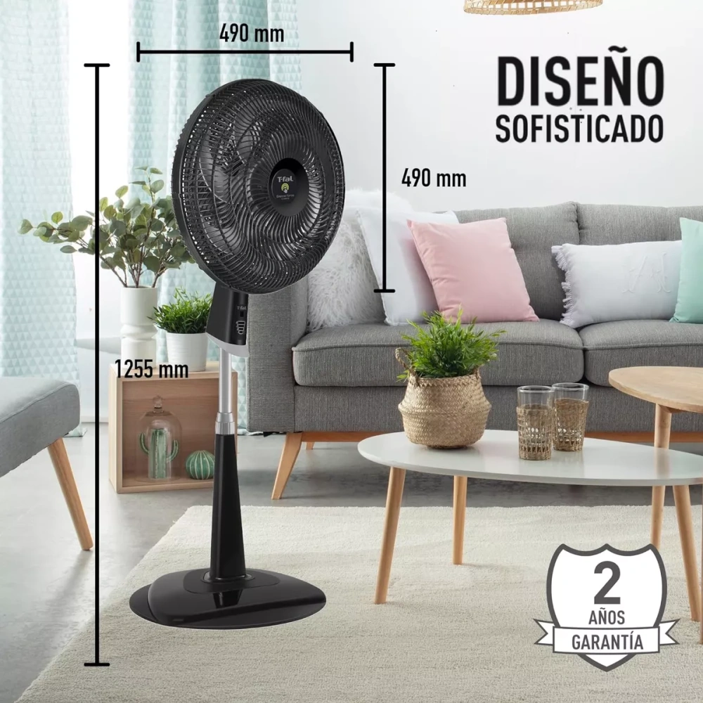 Ventilador Piso Pie Pedestal 6 Aspa Silencioso Potente