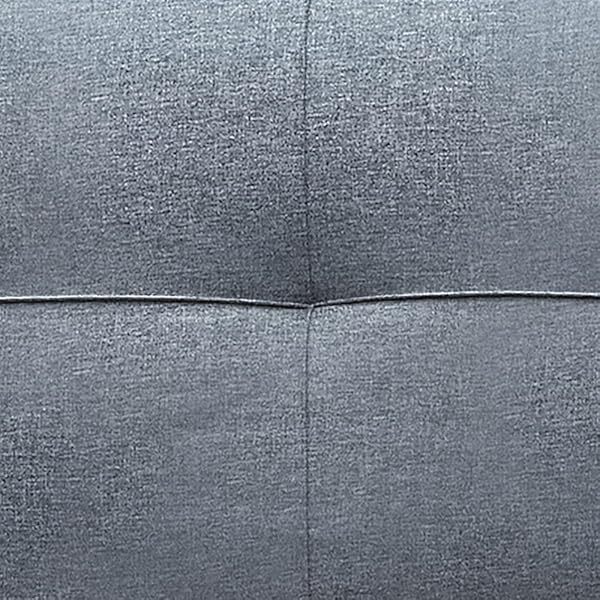 Serta Rane Convertible Sofa Lounger Microfiber Light Grey Full Light Gray Modern