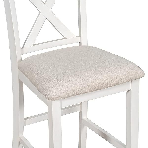Juego de mesa de comedor de altura de mostrador con 4 sillas, mesa de cocina de madera maciza con gabinete de almacenamiento y cajón, tablero de mesa de mármol sintético, color negro