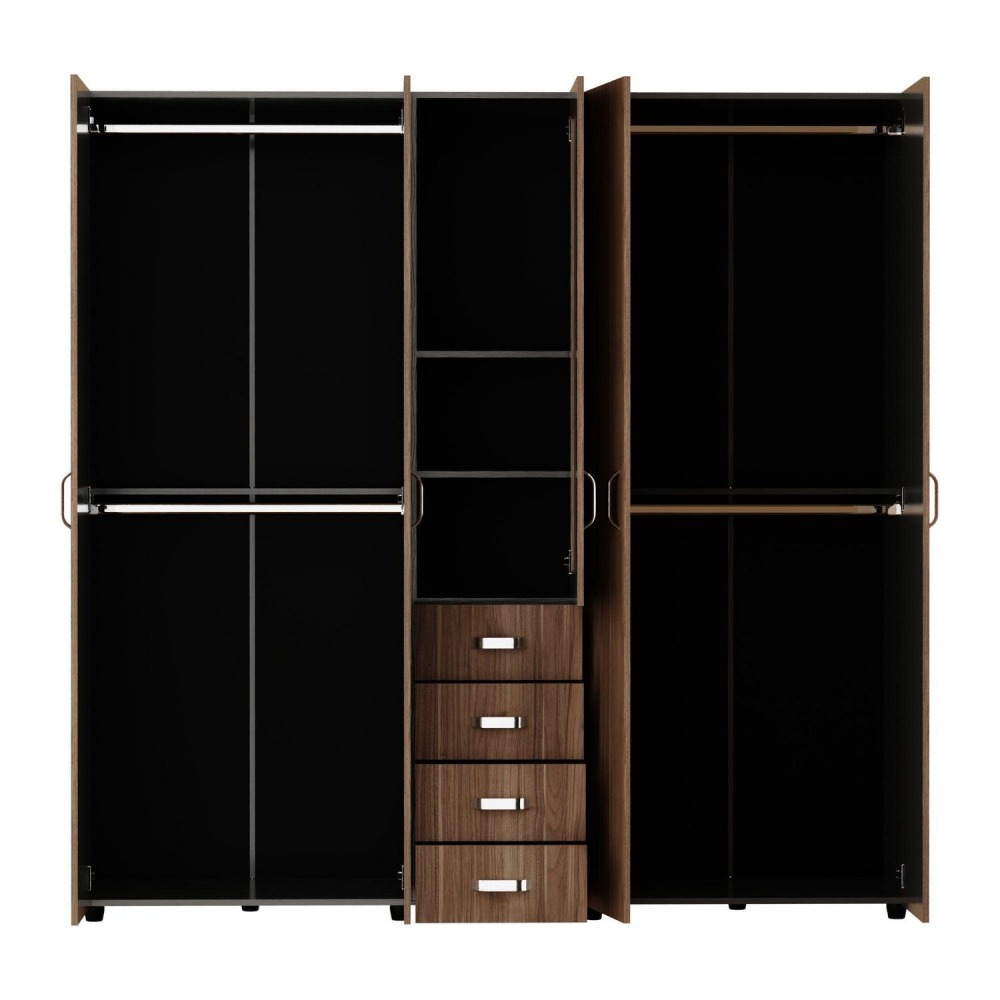 Closet Bruselas 200x200x50 cm Gales Wengue