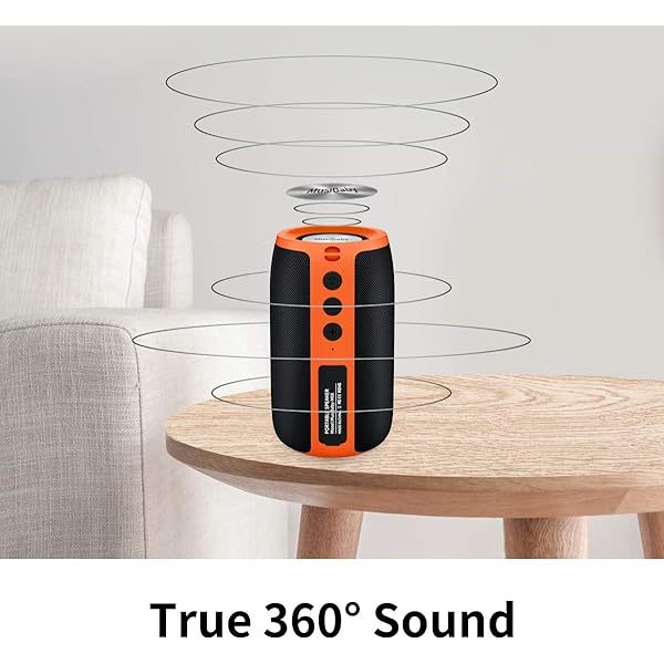 Altavoces Bluetooth inalámbricos, resistentes al agua, para exteriores, altavoces portátiles con sonido estéreo, graves potentes, emparejamiento dual, Bluetooth 5.0
