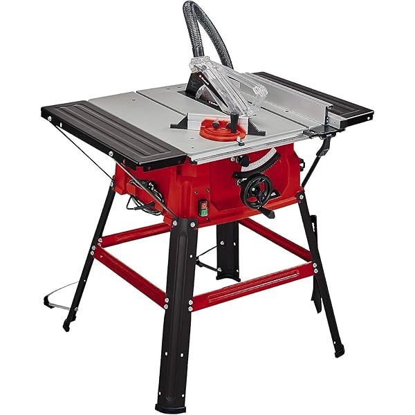 Mesa de corte TC-TS 2025/2 U (máx. 2.000 W, ajuste de la altura/ inclinación de la hoja de sierra de precisión, tope-guía paralelo, tope-guía angular +/- 60°), Color Negro