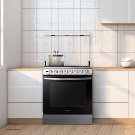 Cocina a Gas6 hornillas con Plancha NX52T5311PSPE