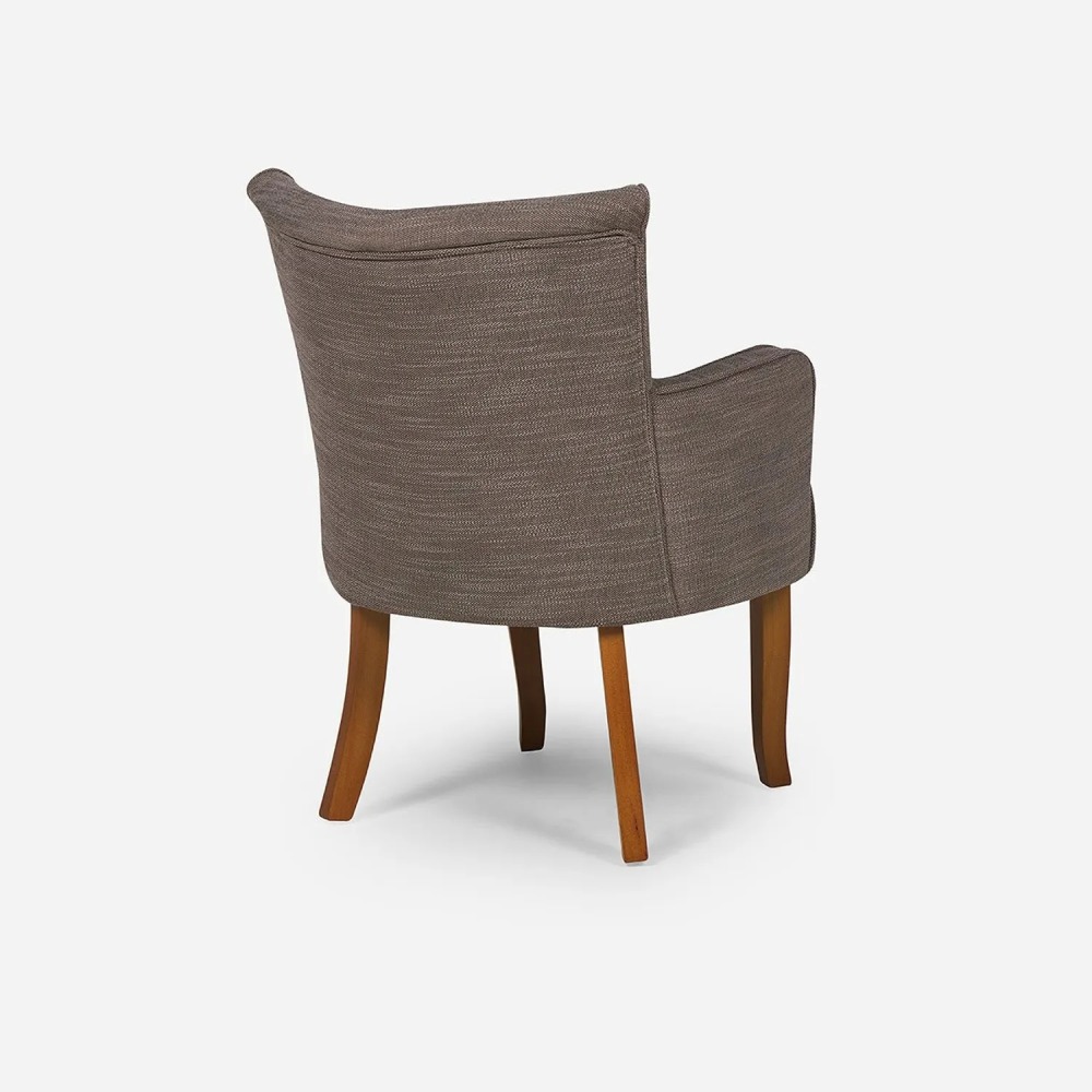 Set 2 Poltronas Rosen Emily Tela Taupe