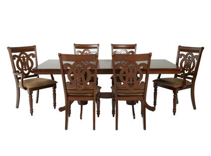 Juego de Comedor Extensible Escocia 4 Sillas + 2 Sitiales