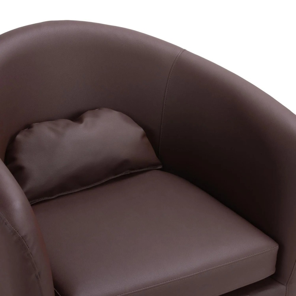 Poltrona 1 cuerpo PCY010N2SB 78x77x71 cm Café
