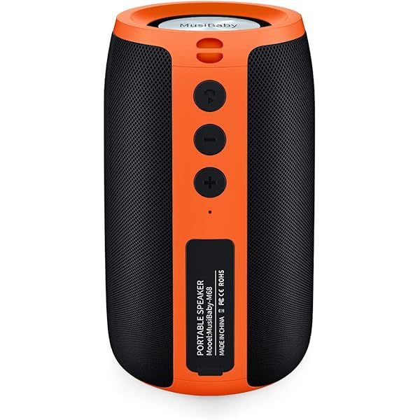 Altavoces Bluetooth inalámbricos, resistentes al agua, para exteriores, altavoces portátiles con sonido estéreo, graves potentes, emparejamiento dual, Bluetooth 5.0