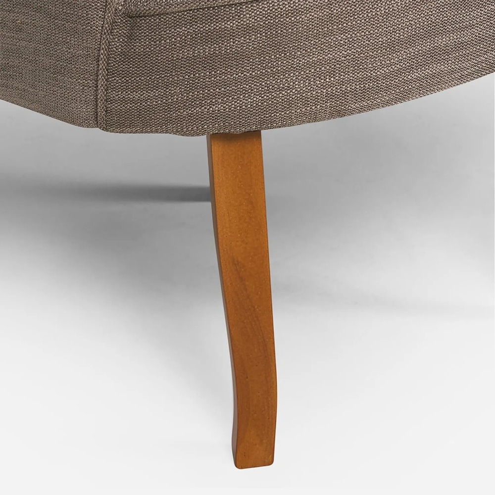 Set 2 Poltronas Rosen Emily Tela Taupe