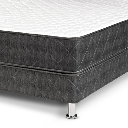 Dormitorio  Lifestyles 2 Plazas Charcol C/Puff + 2 Almohadas + 1 Protector