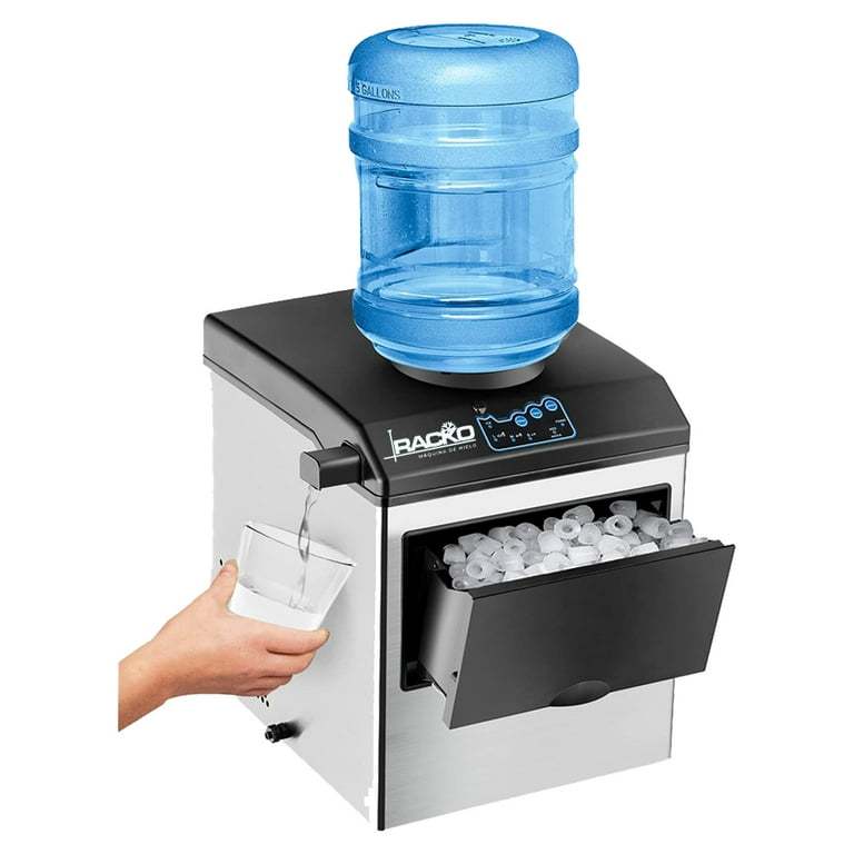 Máquina de Hielo, Capacidad de 25kg por Día para Garrafón