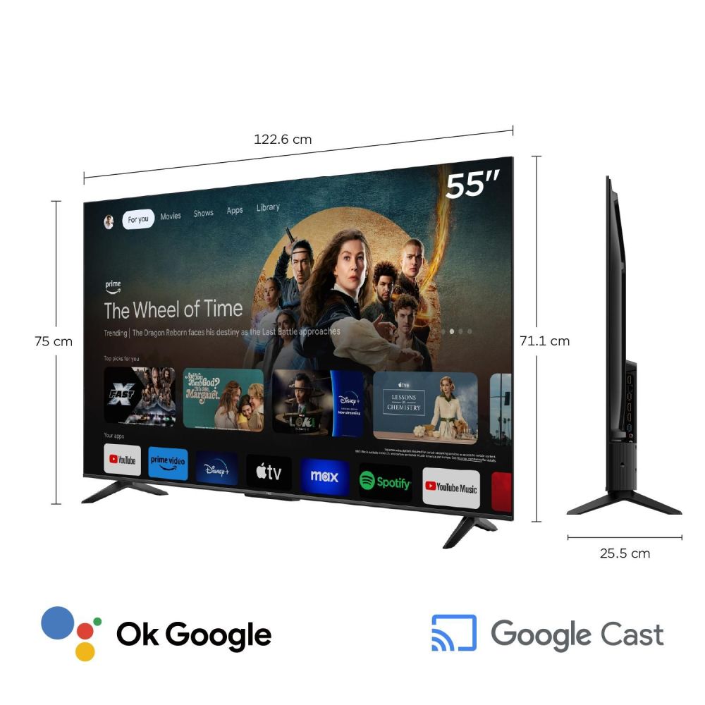 Oferta flash - Compra rápida y ahorra-55" 4k 55t6c