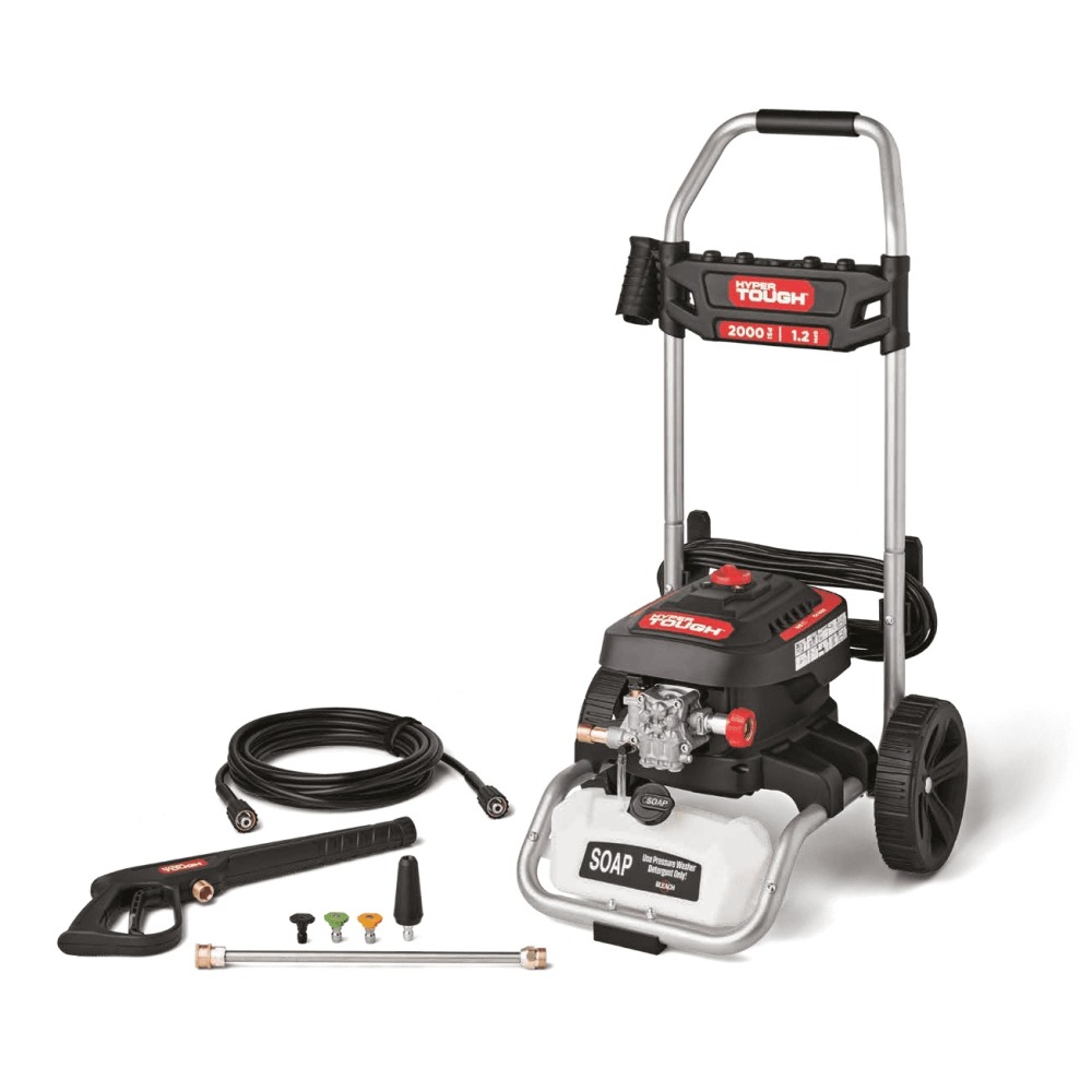 Hidrolavadora Eléctrica 2000 PSI (138 bar) - Flujo 1.2 GPM (4.5 LPM) - 120V - Agua Fría
