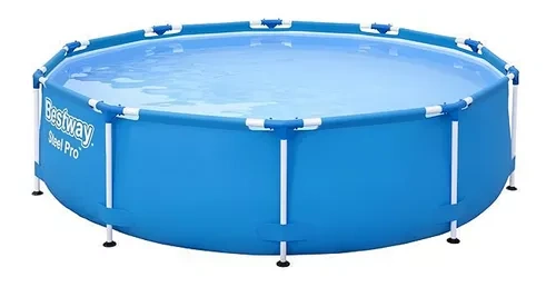 Alberca Piscina Estructural Circular Steel Pro 305cm Bestway Color Azul