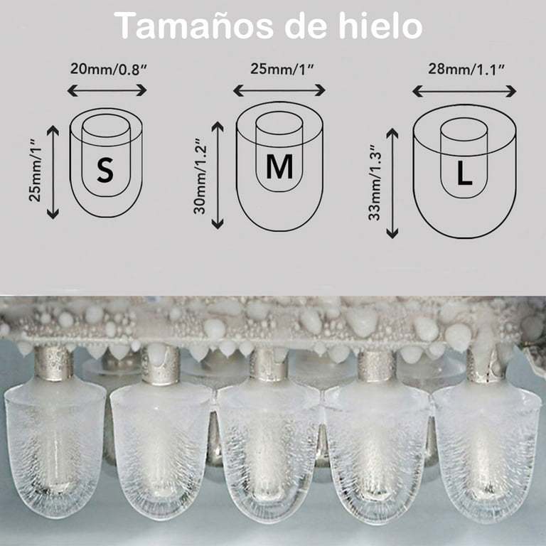 Máquina de Hielo, Capacidad de 25kg por Día para Garrafón