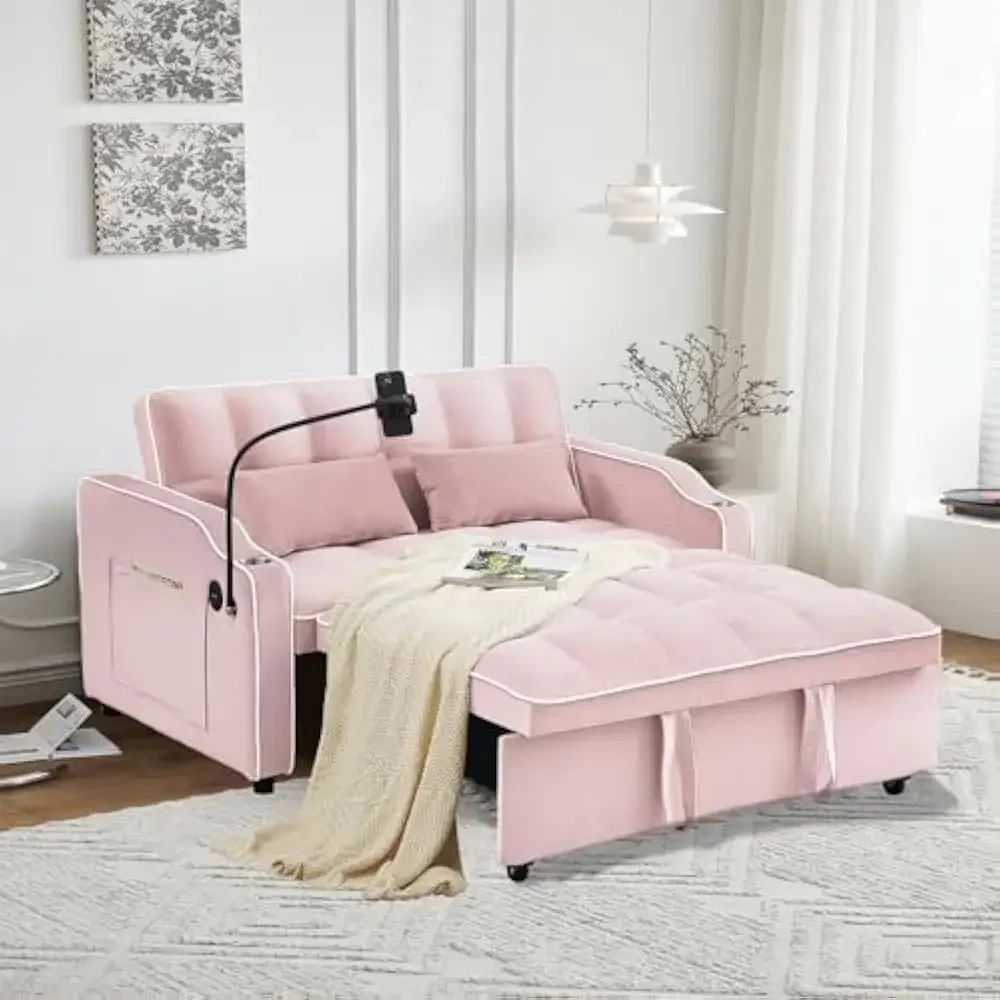 El sofá cama 3 en 1 es compatible con sofás de sala de estar con dos dispositivos de puerto diferentes.