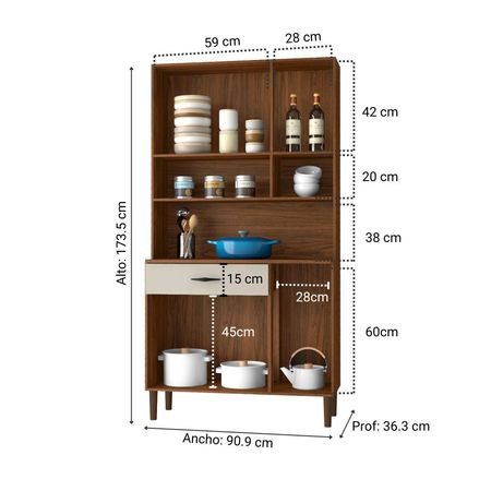 Mueble de cocina Golden 90.9cm