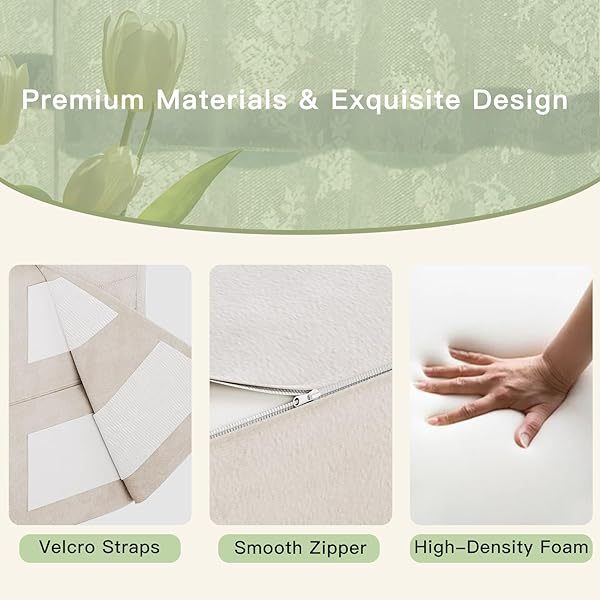 Sofá cama plegable individual con almohada, sofá cama plegable portátil para viajes, campamentos, invitados, tumbona plegable con funda transpirable y lavable, convertible y fácil de guardar, color blanco roto
