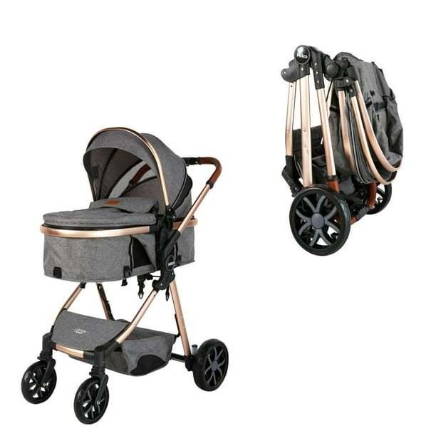 Sistema de Viaje Infanti Sistema de Viaje Infanti Mike De Aluminio Base Para Autoasiento Gris