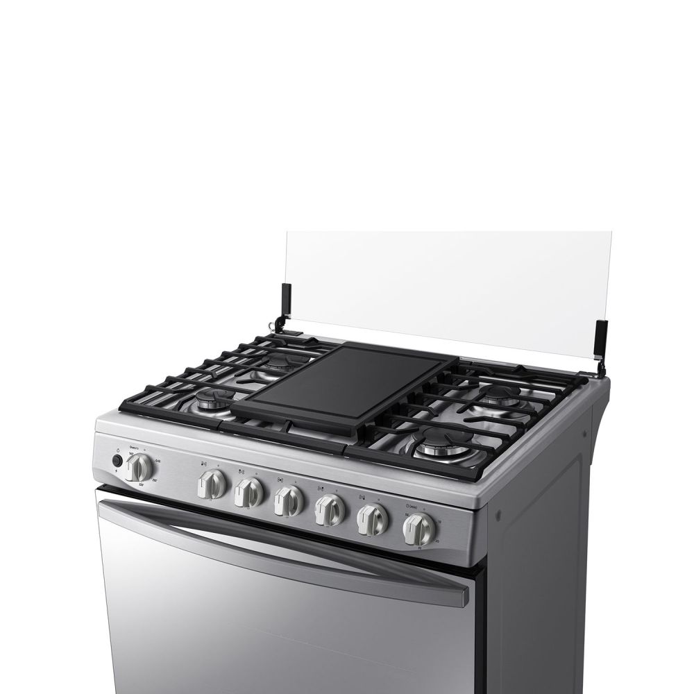 Cocina a Gas , 5 hornillas Mirror Look