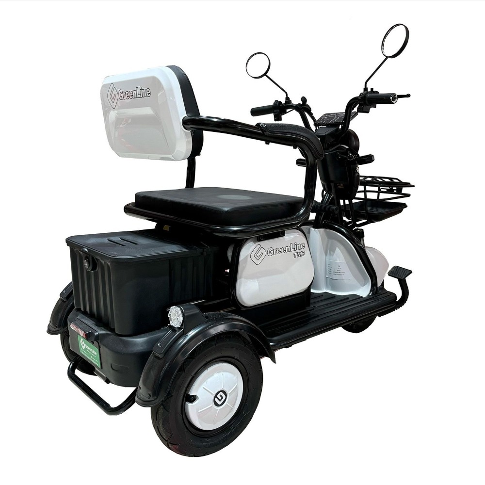 Trimoto Electrica Convertible TM3 ROJO Motor 500W Aro 10