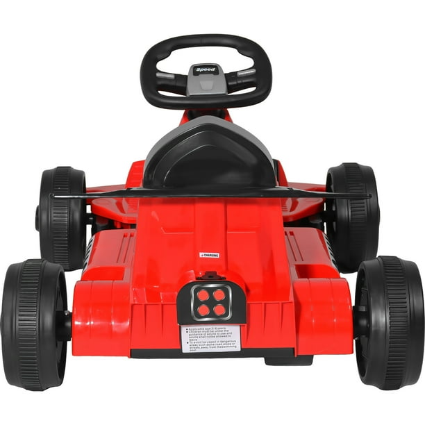 Go Kart Eléctrico 12v F1 Niño Música Mp3 Usb Luz Rojo