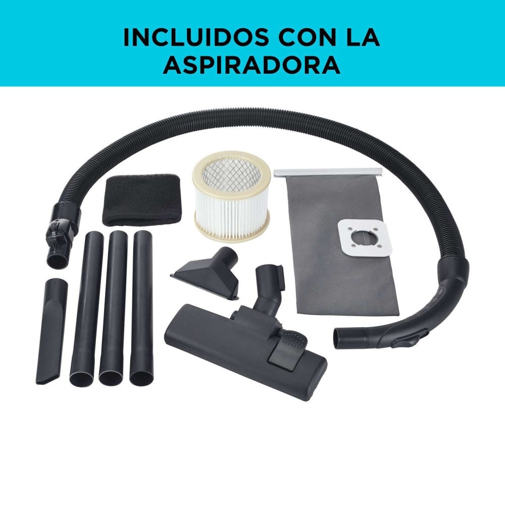 Hidrolavadora 1700W 1800 PSI + Aspiradora para Polvo y Líquido de 10 L 1200W
