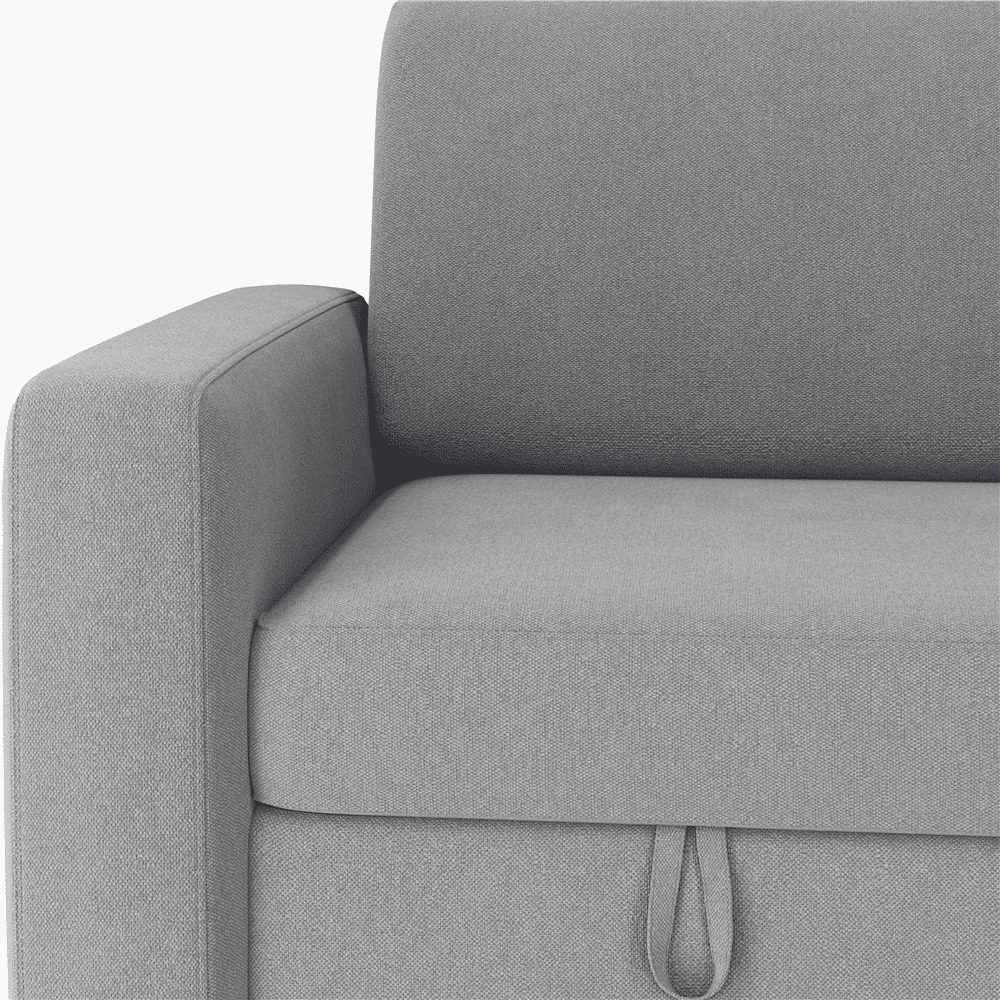 Sofá Seccional Reversible Alden Design con Puertos USB y Type-C para Sala de Estar