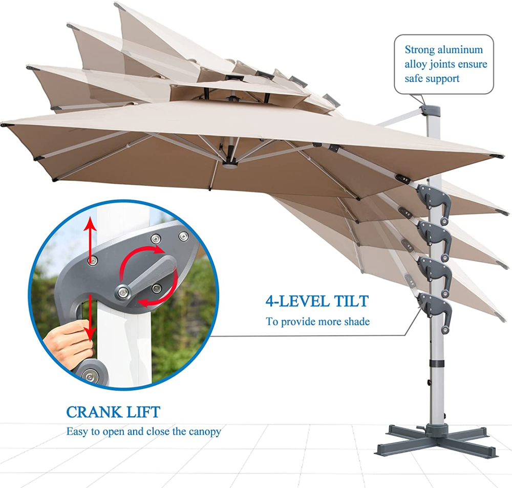 💥 PATIO RAIN GUARD LED FEED BY SOLAR ENERGY