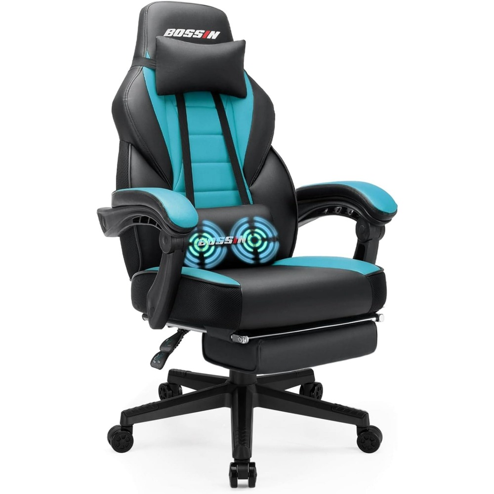 🔥 SILLA GAMER PREMIUM Waleaf - Respaldo Alto XL + Reposapiés Ajustable - Soporte Lumbar - ¡Envío Gratis!