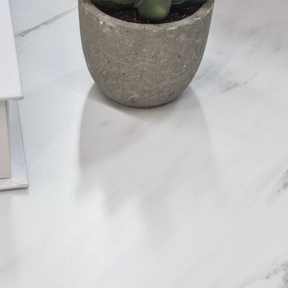 Mesa de Centro para Sala Tipo Marmol para Sala, Set de 2 Piezas, Juego de Mesa, de Cafe o Mesas Laterales Auxiliares, Estructura Resistente, Diseño Moderno