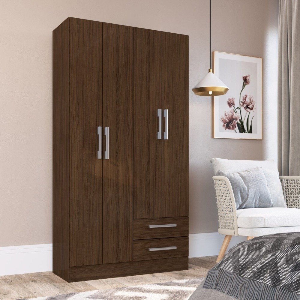 Ropero 4 Puertas 2 Cajones RP1420