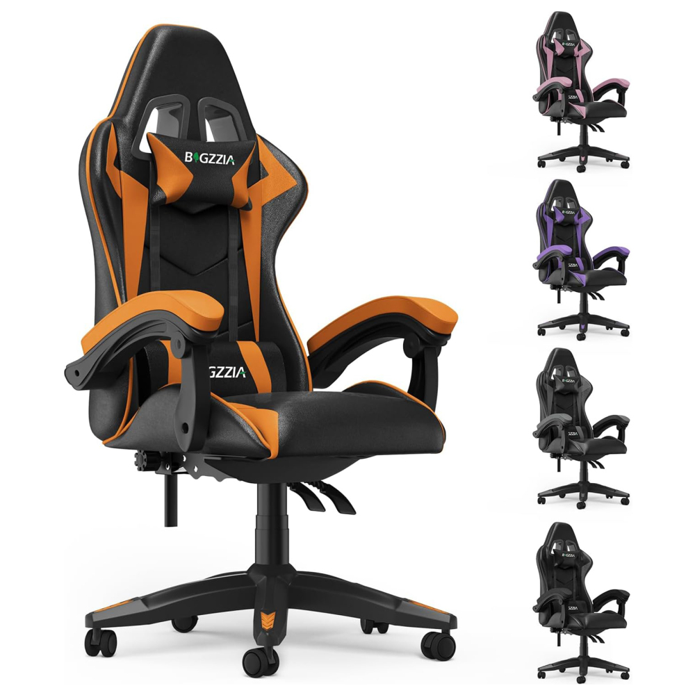 Reposacabezas y soporte lumbar para sillas de juego Sillas de juego Silla de carreras