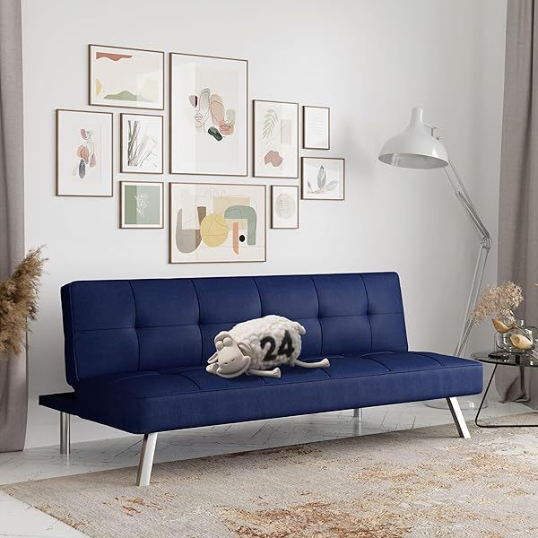 Serta Rane Convertible Sofa Lounger Microfiber Light Grey Full Light Gray Modern