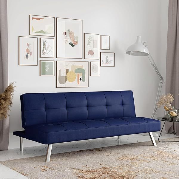 Serta Rane Convertible Sofa Lounger Microfiber Light Grey Full Light Gray Modern