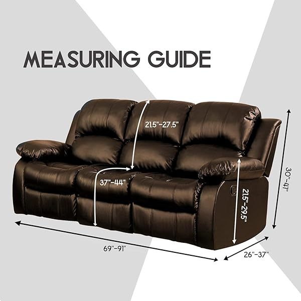 Fundas de sofá reclinables de terciopelo de 8 piezas, fundas elásticas para sofá reclinable de 3 cojines, fundas para sofá reclinable, muebles