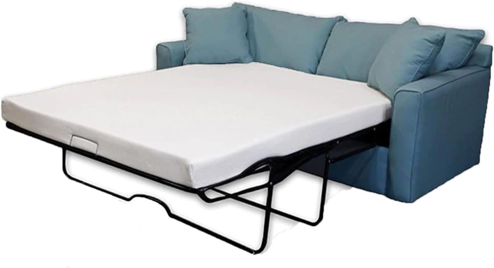 DynastyMattress Colchón de Espuma viscoelástica de Gel frío de 4 Pulgadas para sofá Plegable Convertible