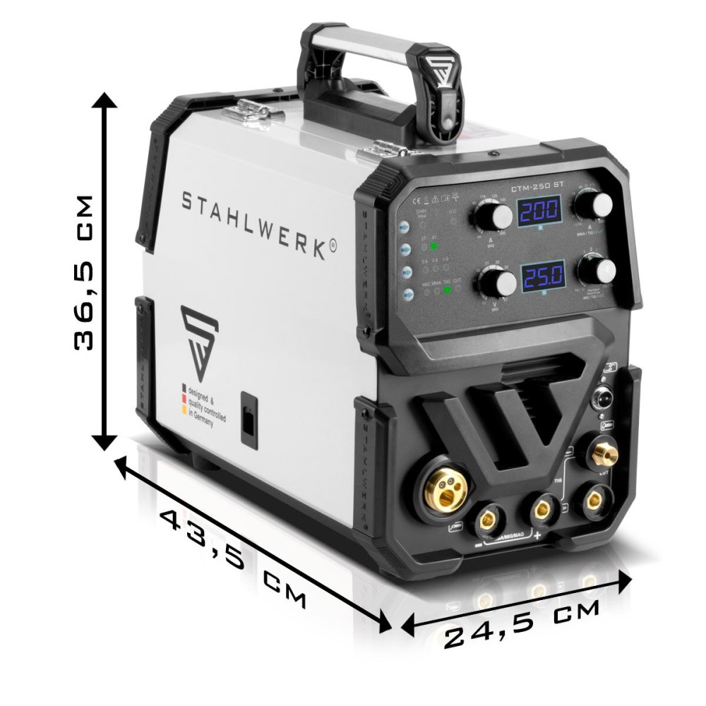 LYFB-CTM-250 ST Soldadora combinada 200A TIG + MIG/MAG + MMA + 50A CUT/Plasma + Alimentación hilo sinérgico