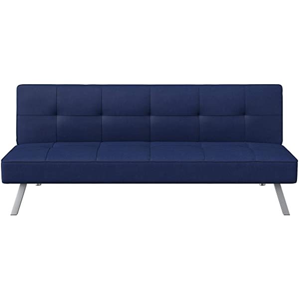 Serta Rane Convertible Sofa Lounger Microfiber Light Grey Full Light Gray Modern