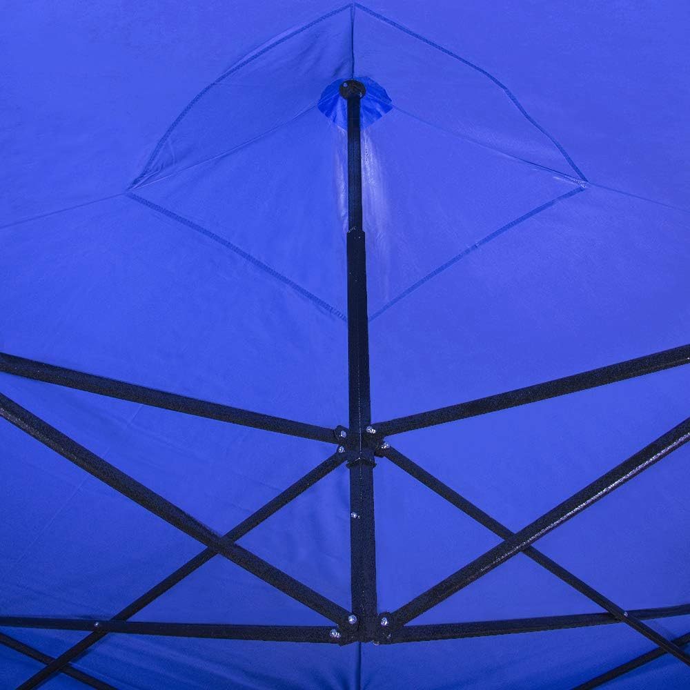 Carpa Plegable Toldo 6x3m Paredes Jardin Auto Lona Impermeable Resistente Excelente Calidad Azul