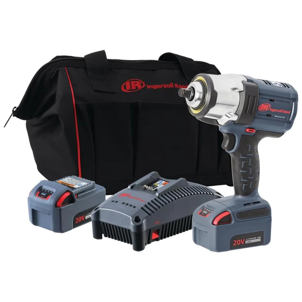 W7152-K22 Kit de batería de 1/2 "20V Llave de impacto inalámbrica, torque de 1500 ft
