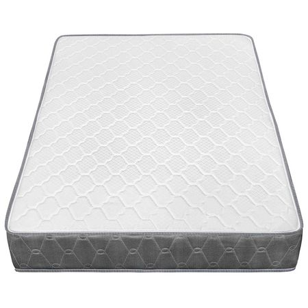 Dormitorio Acqua 2 Plazas + Velador Melamina + Sofá