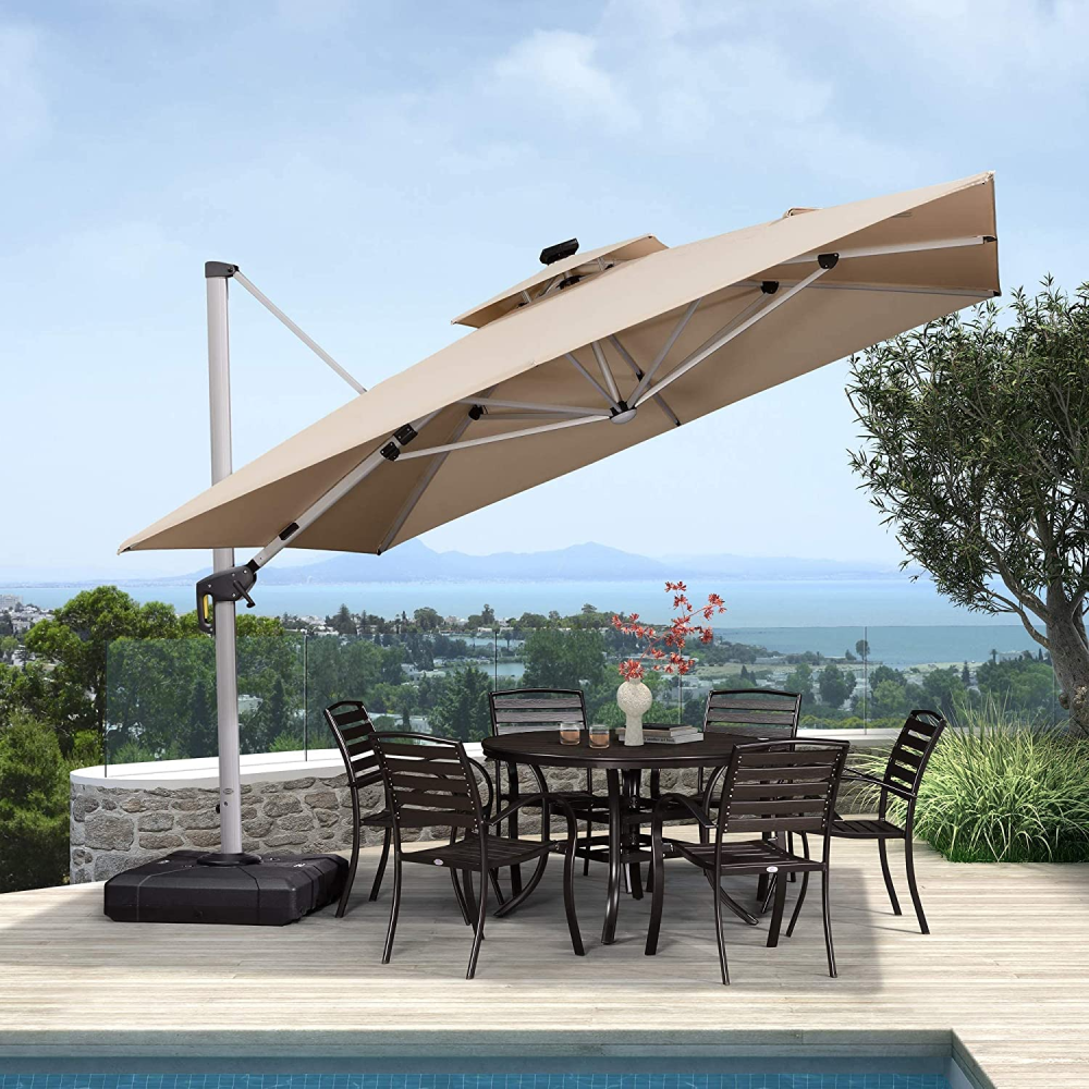 💥 PATIO RAIN GUARD LED FEED BY SOLAR ENERGY