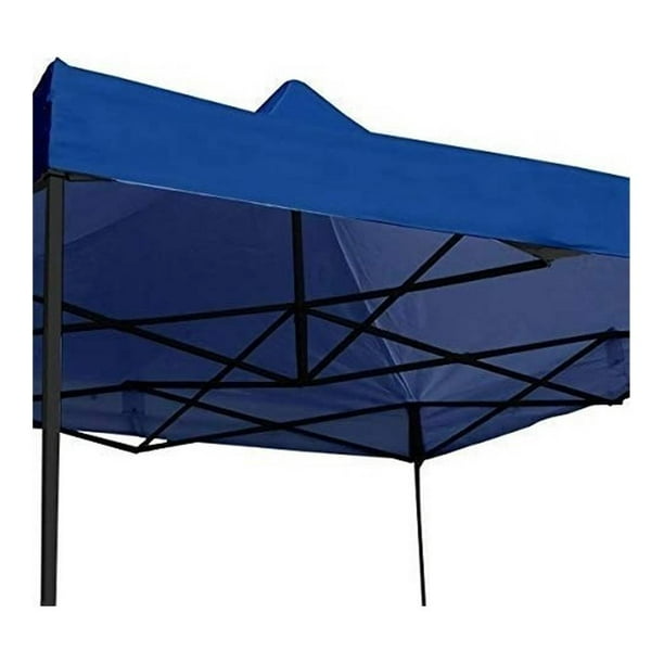 Toldo Impermeable Jardimex 3x3 m con Paredes Azul