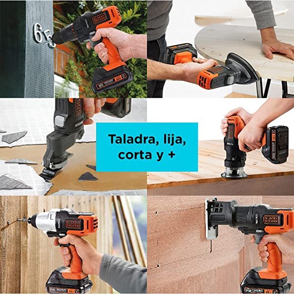 BLACK+DECKER  Juego de Herramientas 6 Piezas MTX20K6A-B3